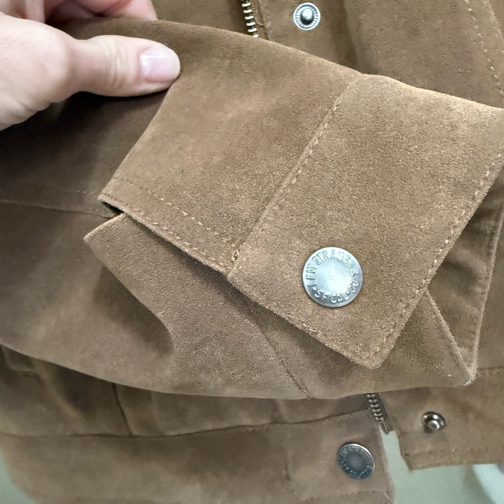 Levi's Tan Sherpa-Lined Jacket S - Picture 7 of 7